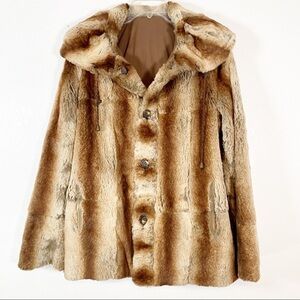 Le Phare Rabbit Fur Jacket In Size M/L
